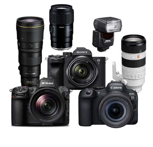 Assortment of Camera Equipment